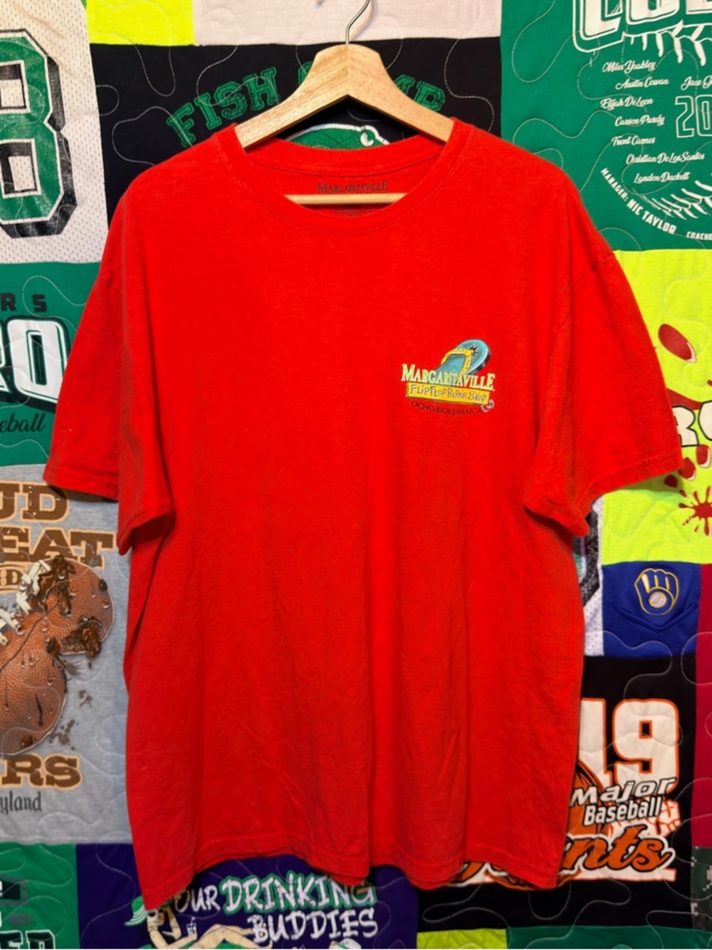 Margaritaville Flip Flop Repair Shop Jamaica Tee XXL Jimmy Buffett Graphic Shirt